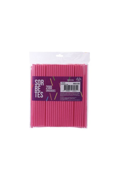 SORBETES ROSA LISO x 200un. (50)