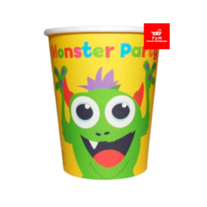 VASO DE POLIPAPEL MONSTRUO 266cc x 6 un.