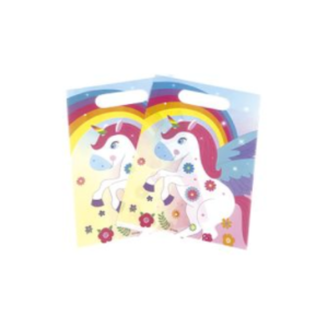 BOLSITA DE CUMPLEAÑOS UNICORNIO SWEET x 6 unidades