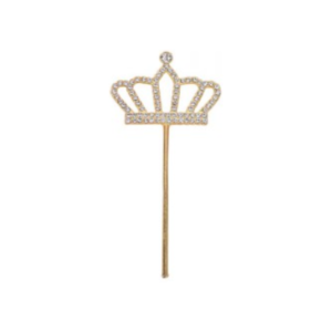 PINCHE PARA TORTAS CORONA CON STRASS