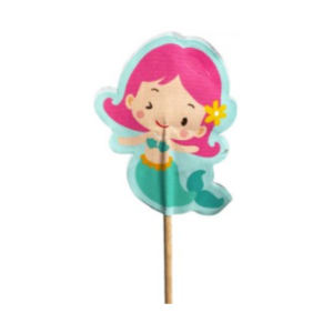 PINCHE CUPCAKE/COPETIN SIRENITA x 20 unidades