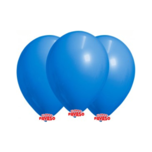 GLOBBY 9" LISO STANDARD AZUL - Bolsita x 25 u.