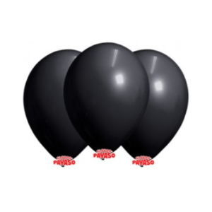 GLOBBY 9" LISO STANDARD NEGRO - Bolsita x 25 u.