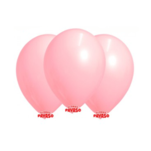 GLOBBY 9" LISO STANDARD ROSA BEBE - Bolsita x 25 u.