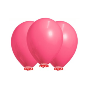 GLOBBY 9" LISO STANDARD ROSA CHICLE - Bolsita x 25 u.