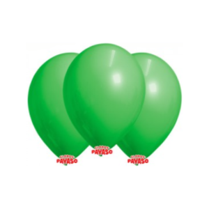 GLOBBY 9" LISO STANDARD VERDE - Bolsita x 25 u.