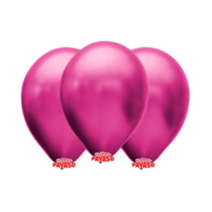 GLOBBY 9" PERLADO ROSA CHICLE - Bolsita x 25 u.