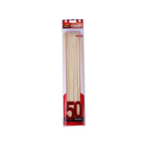 PALITO BROCHETTE 30Cm x 50 unidades bolsa ROJA