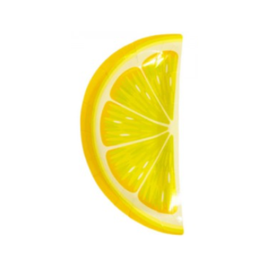 PLATO DE POLIPAPEL 17cm CON FORMA GAJO DE LIMON x 6 un