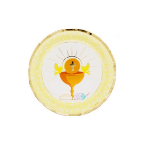 PLATO SACRAMENTO - COMUNION  BAUTISMO CONFIRMACION x 6 u