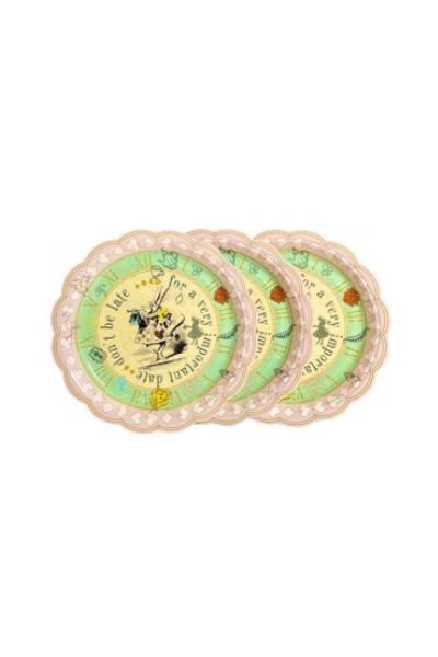 PLATO DE POLIPAPEL 17cm *ALICIA* x 6 unidades - Imagen 2
