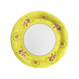 PLATO DE POLIPAPEL 17cm *HORA DEL TE* x 6 unidades