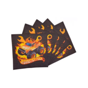 SERVILLETA DE PAPEL *MONSTER TRUCK* x 20 unidades