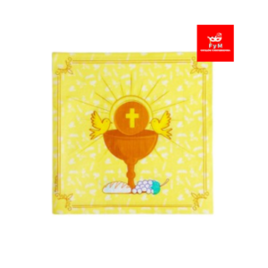 SERVILLETA SACRAMENTO - COMUNION  BAUTISMO CONFIRMACION x 12