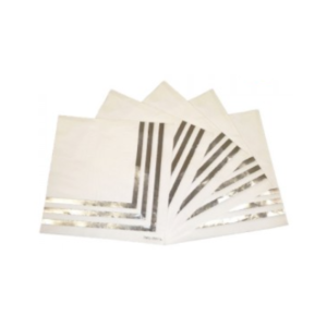 SERVILLETA DE PAPEL *BORDE PLATEADO* x 12 unidades