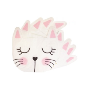SERVILLETA DE PAPEL *KITTY* impresión metalizada x 12 unidades