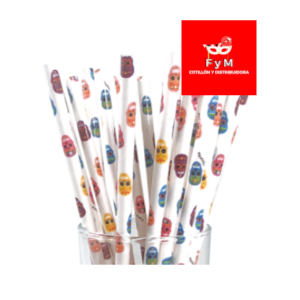 SORBETES DE POLIPAPEL CALACA x 24 unidades