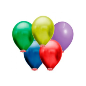 GLOBBY 12" PERLADO METALIZADO SURTIDO x 25 unidades