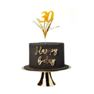 PINCHE PARA TORTAS 30 AÑOS DORADO