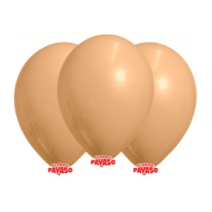 GLOBBY 12" LISO DECORADOR PIEL x 25 unidades