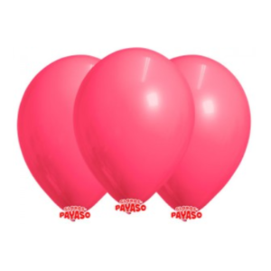 GLOBBY 12" LISO DECORADOR ROSA FUCSIA x 25 unidades