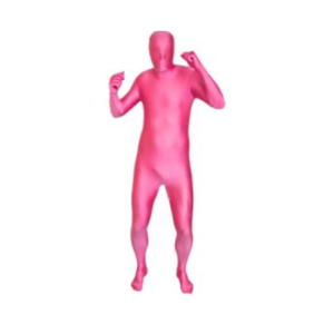 DISFRAZ NEON ZENTAI FLUO ROSA GRANDE