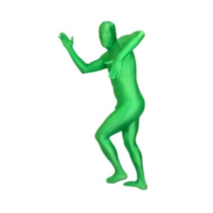 DISFRAZ NEON ZENTAI FLUO VERDE PEQUEÑO