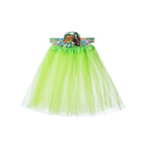 TUTU NEON FLUO VERDE CON GLITTER 30cm