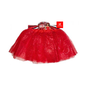 TUTU ROJO GLITTER 30cm TALLE ADULTOS
