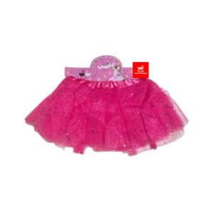 TUTU NEON FLUO ROSA GLITTER 30cm