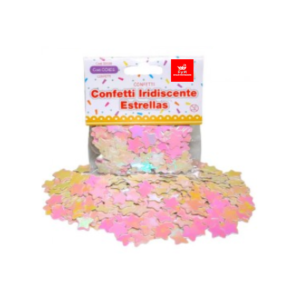 CONFETTI IRIDISCENTE ESTRELLAS