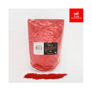 GLITTER BOLSA 1 KG ROJO RUBI
