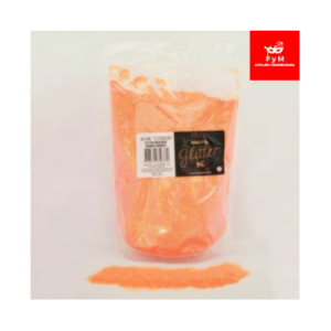 GLITTER BOLSA 1 KG NARANJA VIBRANTE IRIDISCENTE