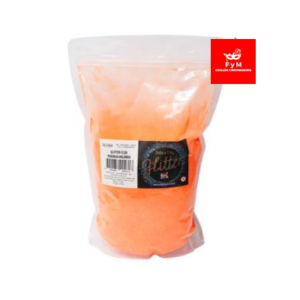 GLITTER BOLSA 1 KG NARANJA HOLANDA FLUO