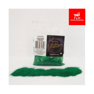 GLITTER bolsita 100gr VERDE ESMERALDA