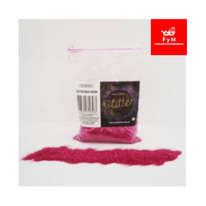 GLITTER bolsita 100gr ROSA FUCSIA
