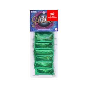 GLITTER PACK x 6 VERDE ESMERALDA
