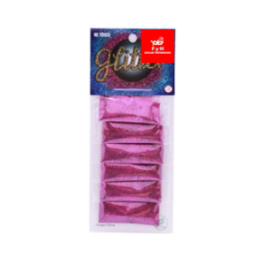 GLITTER PACK x 6 ROSA FUCSIA