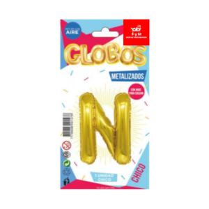 GLOBO METALIZADO CHICO - DORADO N