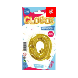 GLOBO METALIZADO CHICO - DORADO Q