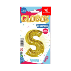 GLOBO METALIZADO CHICO - DORADO S