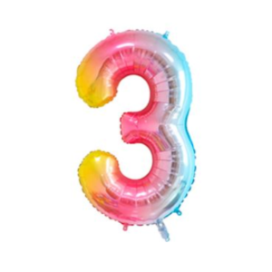 GLOBO METALIZADO CHICO MULTICOLOR 3