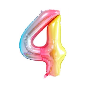 GLOBO METALIZADO CHICO MULTICOLOR 4