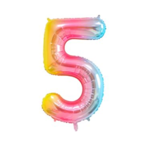 GLOBO METALIZADO CHICO MULTICOLOR 5