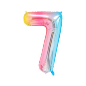 GLOBO METALIZADO CHICO MULTICOLOR 7