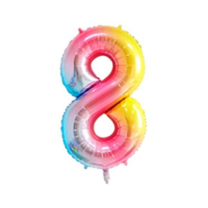 GLOBO METALIZADO CHICO MULTICOLOR 8