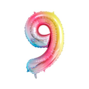 GLOBO METALIZADO CHICO MULTICOLOR 9