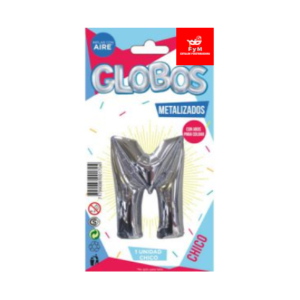 GLOBO METALIZADO CHICO - PLATEADO M