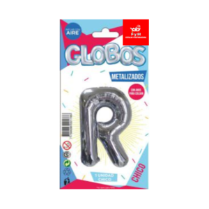 GLOBO METALIZADO CHICO - PLATEADO R