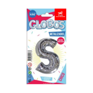 GLOBO METALIZADO CHICO - PLATEADO S